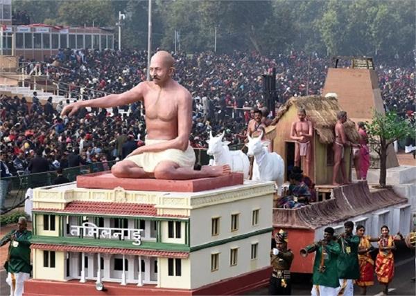 republic day parade tamil nadu tableau