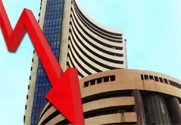 the sensex closed at 368 points and the nifty closing 119 points down