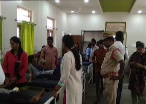 telangana  67 school girls hospital