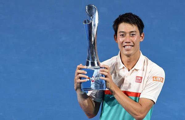 brisbane international tennis  kei nishikori