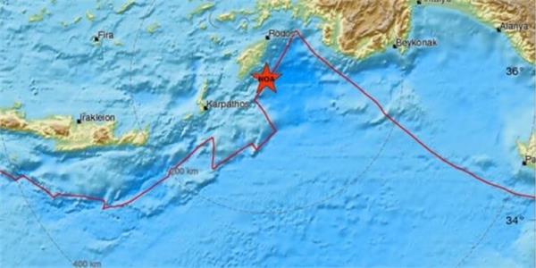 5 3 magnitude earthquake in greece  s rhodes island
