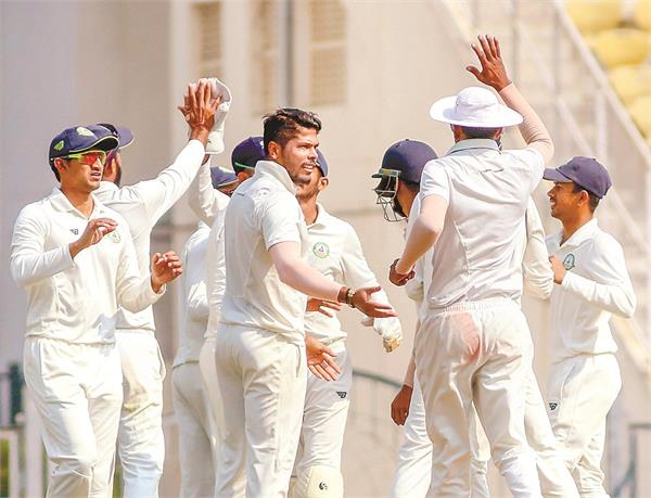 patel  s century but saurashtra did not get the lead