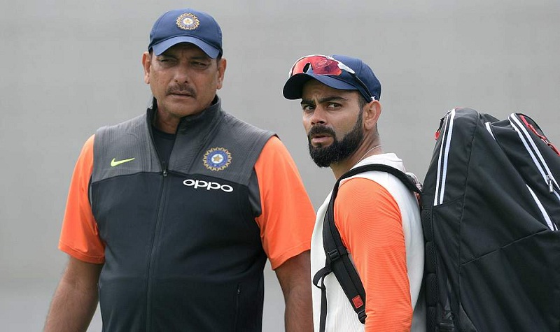 ਵਿਸ਼ਵ ਕੱਪ ''ਚ ਕੋਹਲੀ ਨੂੰ ਇਸ ਨੰਬਰ ''ਤੇ ਖੇਡਾਉਣ ਦੇ ਬਾਰੇ ਸੋਚ ਰਹੇ ਹਨ ਸ਼ਾਸਤਰੀ