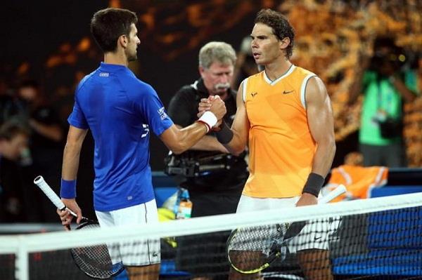 djokovic at first  nadal second in atp rankings