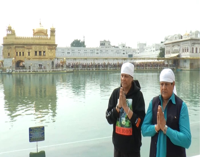 ਸ੍ਰੀ ਦਰਬਾਰ ਸਾਹਿਬ ਵਿਖੇ ਨਤਮਸਤਕ ਹੋਏ ਮਹਾਭਾਰਤ ਦੇ ''ਅਰਜੁਨ'' ਤੇ ''ਯੁਧਿਸ਼ਟਰ''