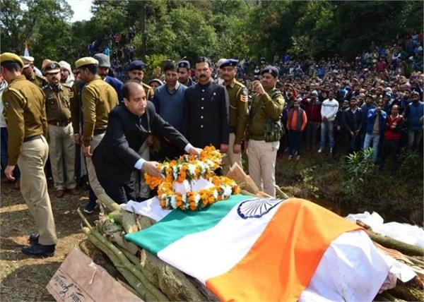 shaheed tilak raj funeral wife government job