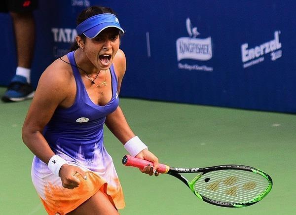 tennis  ankita has achieved her career best rank