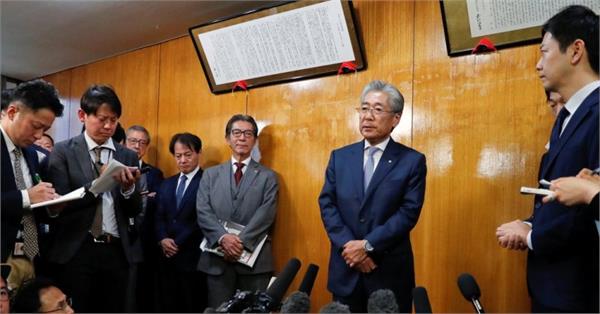 japan will step down as olympic head  stuck in corruption