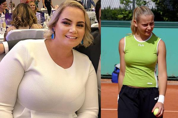 tennis player jelena reduced the 44 kg weight in two years