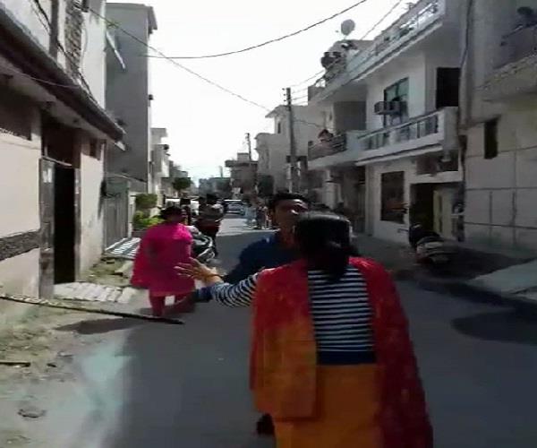 domestic dispute video viral