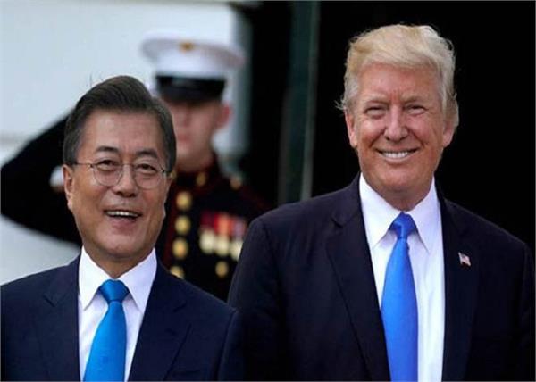 south korea  donald trump and moon jei in