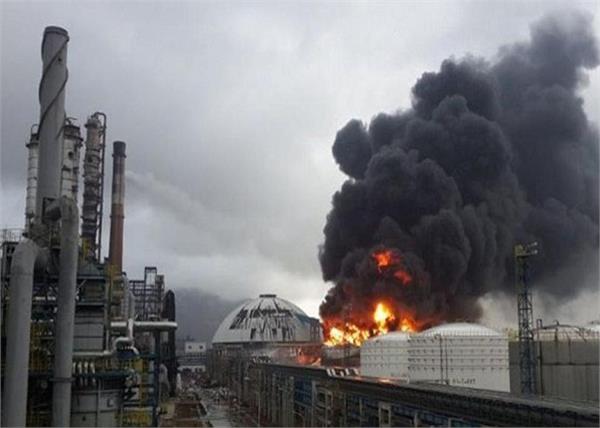 china  blast in factory