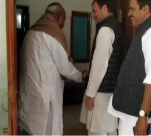 karnataka rahul meet devgowda