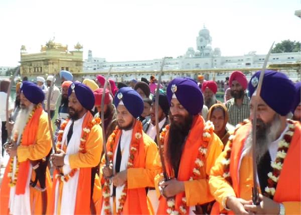 amritsar  sri akal takht  nagar kirtan