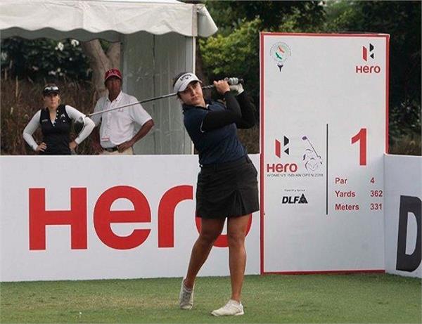 women  s golf tour  ridhima made 2 shot lead