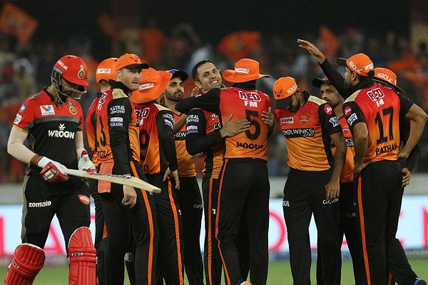 IPL 2019 : ਹੈਦਰਾਬਾਦ ਨੇ ਬੈਂਗਲੁਰੂ ਨੂੰ 118 ਦੌਡ਼ਾਂ ਨਾਲ ਹਰਾਇਆ