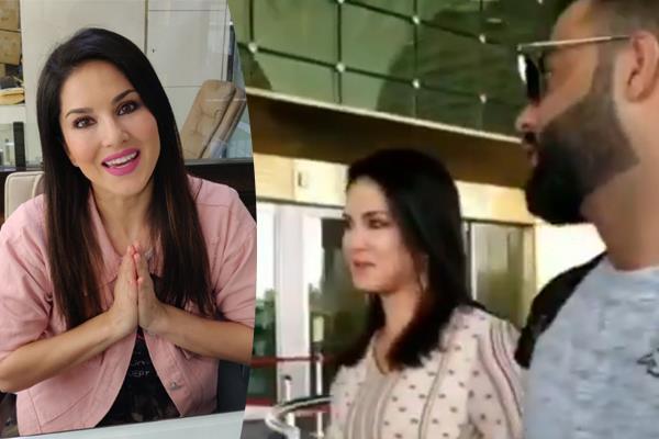 virat kohli seen with sunny leone at the airport 