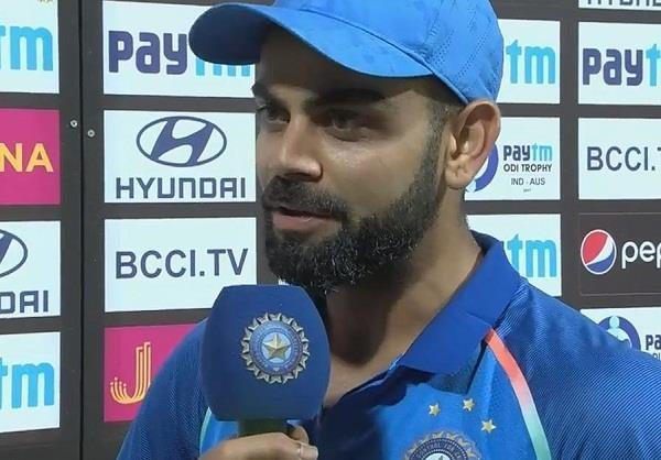 kohli  s big statement came in