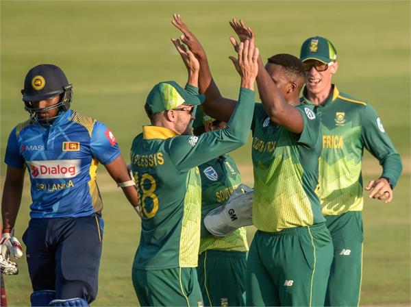 rsa vs sl  the africa beat sri lanka by 113 runs
