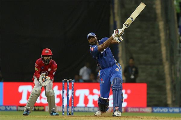 ipl 2019  powered by pollard  mumbai beat punjab by three wickets