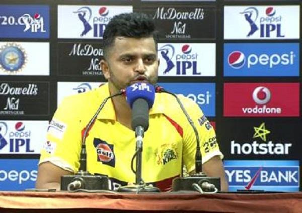 raina without a match then dhoni again