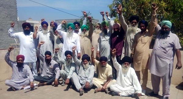 farmers slogans against punjab government