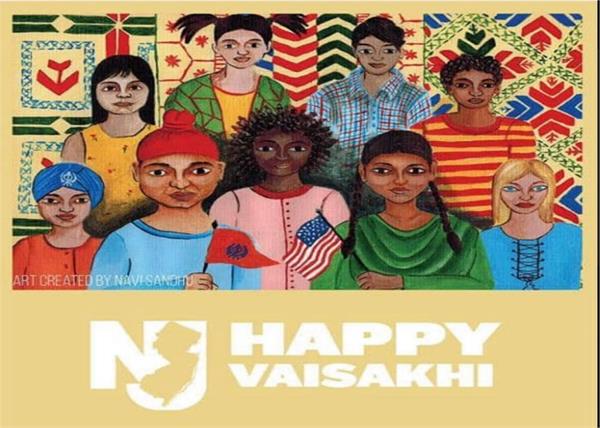 new jersey governor sikhs vaisakhi