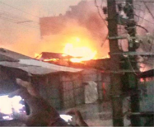katihar fire in jute godown