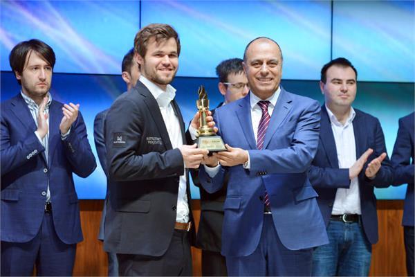 sharmakir masters won by carlsen with victory