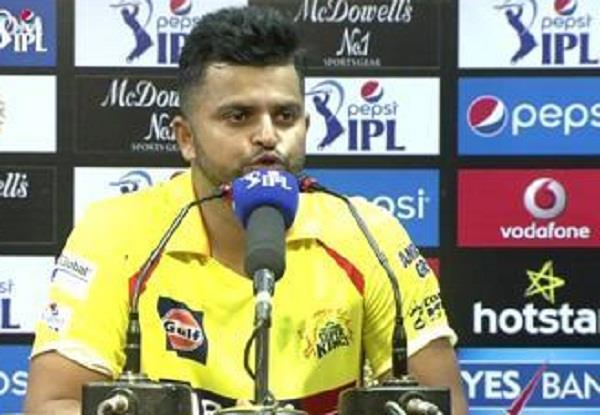 suresh raina made a big statement by losing dhoni dhoni  s match