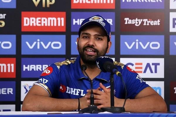 ipl 2019  after winning the match  rohit has given a big statement
