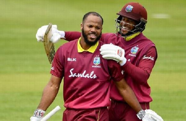 windies captain campbell and hope beat ireland to a brilliant innings