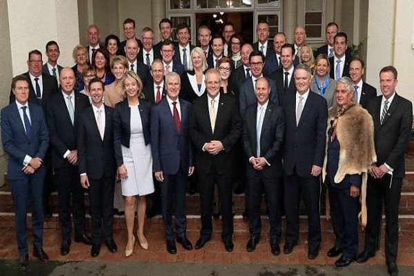 ਸਕੌਟ ਮੌਰੀਸਨ ਨੇ ਆਸਟ੍ਰੇਲੀਆ ਦੇ ਪ੍ਰਧਾਨ ਮੰਤਰੀ ਵਜੋਂ ਚੁੱਕੀ ਸਹੁੰ