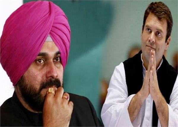 rahul gandhi and navjot singh sidhu