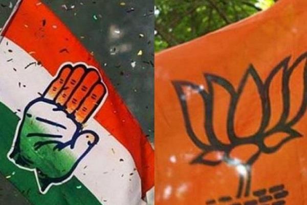 bjp congress vote share