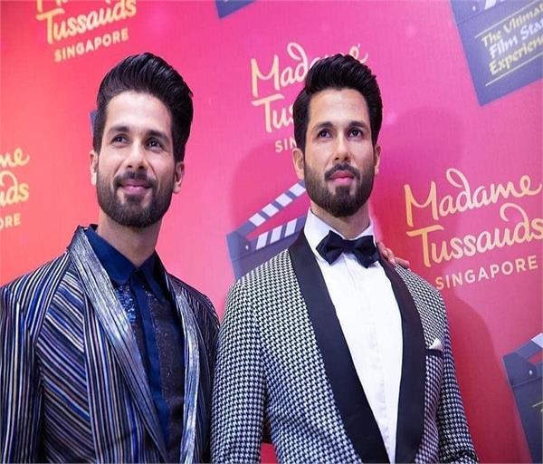 shahid kapoor  s wax statue at the madame tussauds museum