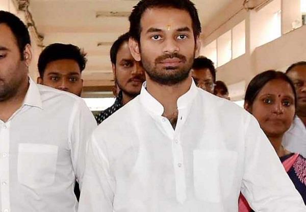 clash between tej pratap yadav security and media