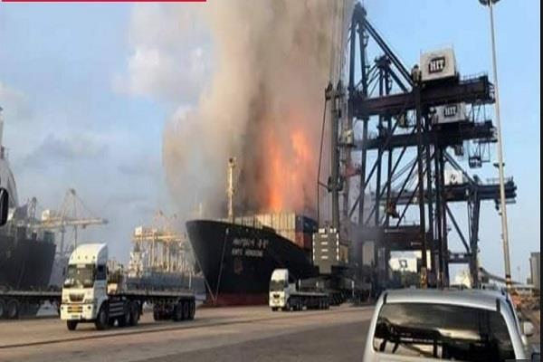 thailand fire 25 laborers injured