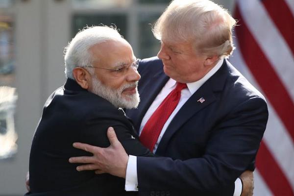 people of india are fortunate that they have modi trump