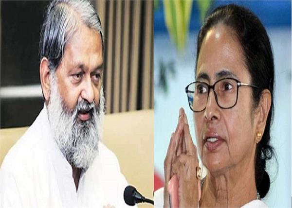 anil vij says mamata banerjee behaving like a gangster