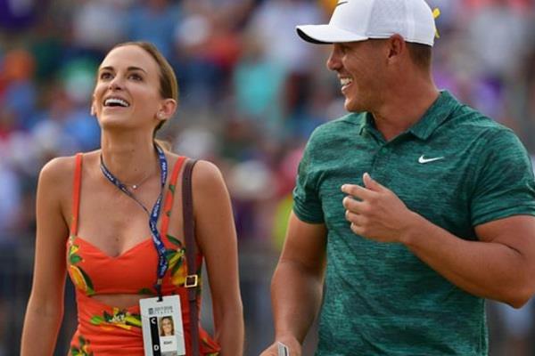 brooks koepka  girlfriend jena sims