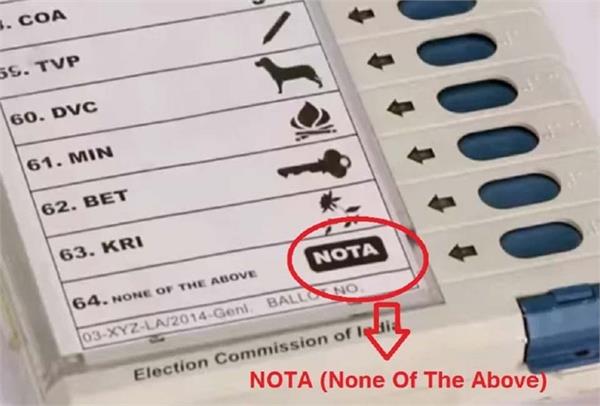 lok sabha elections 2019 nota election commission