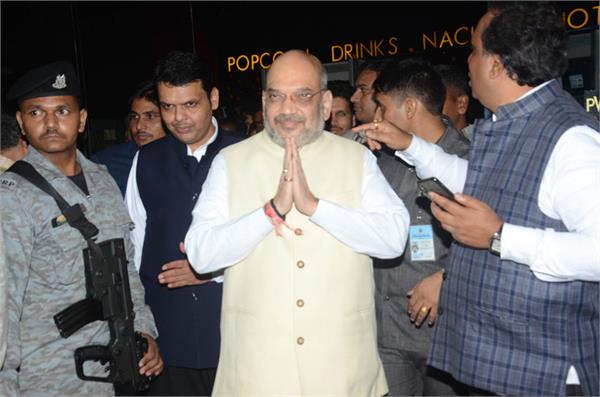 amit shah called nda supporters for dinner