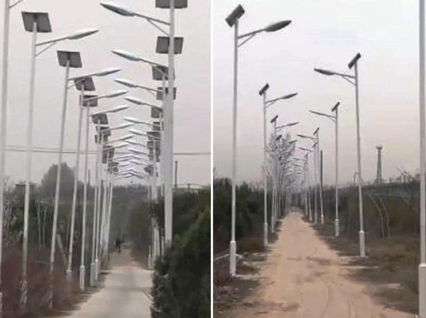 villagers light up 3 km long road with 1000 street lights but why