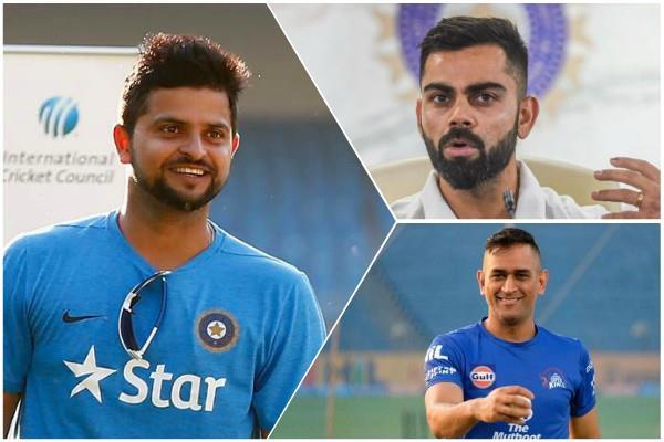 dhoni is the captain of all the captains  raina
