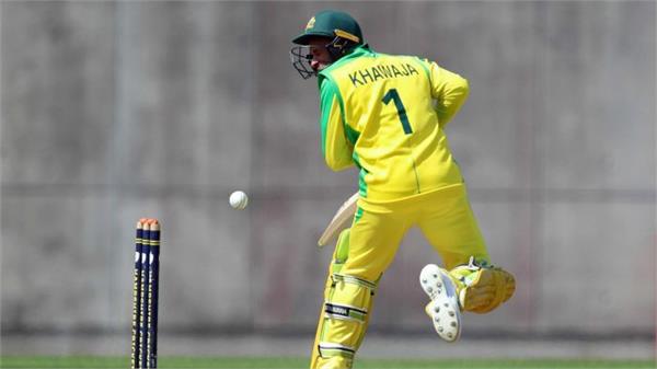 injured during a practice match  usman khawaja