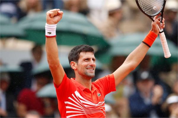 djokovic in the french open quarter finals