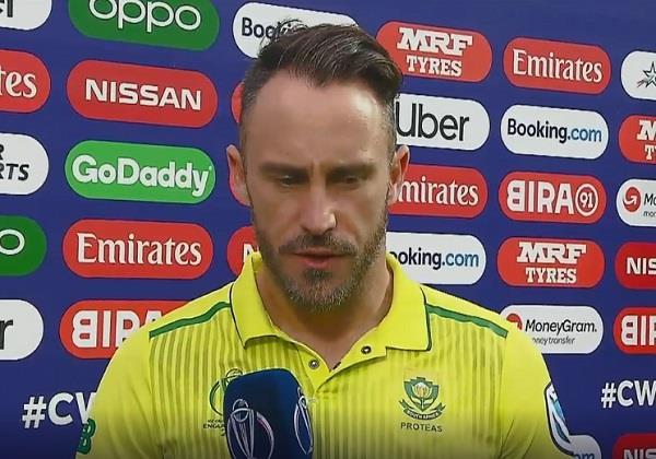 after lose the match du plessis given the big statement