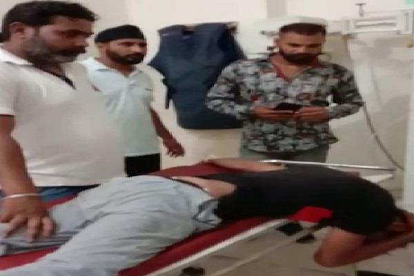 bathinda  police custody  youth  beaten