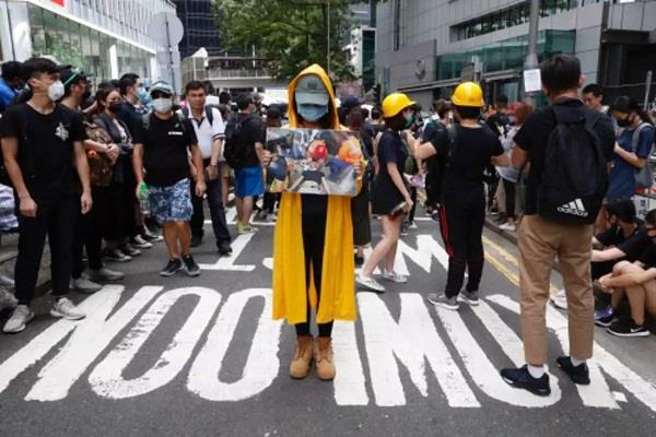 hong kong  demonstrators